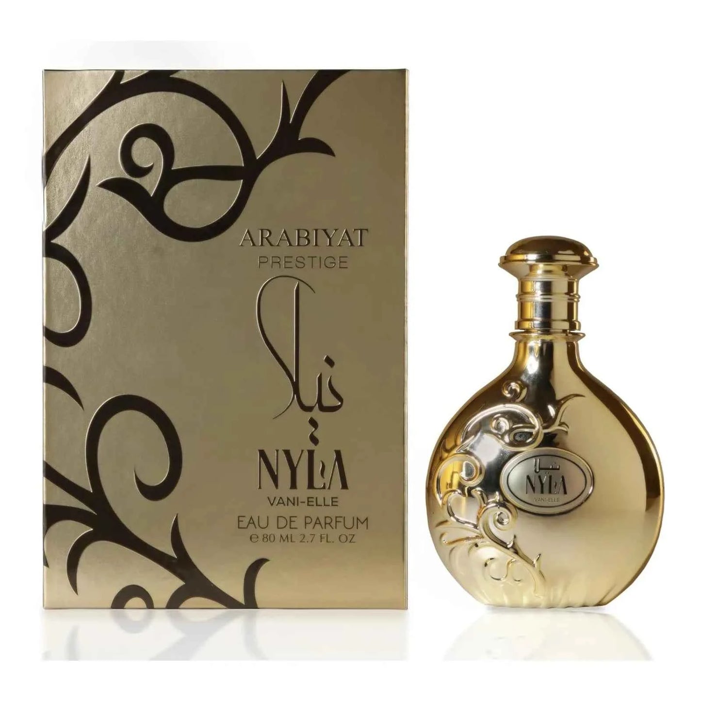 ARABIYAT Nyla Eau De Parfum Spray for Unisex 80ml Original Arab Perfumes Lasting Wood  Pheromones Perfume Cologne Makeup Present