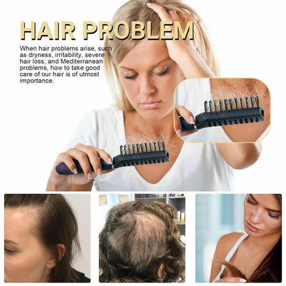 OUHOE Hair Boost Oil Dense Hair 2.11fl.oz (60ml) Makes Hair Thicker Healthier Promoting Hair Regeneration Caring Essential Oils