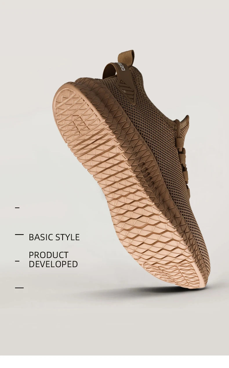 Men's Non-Slip Casual Sneakers Breathable Outdoor Jogging Training Hiking Sports Running Outdoor Women Weave Knit Lace Up Shoes - AMULET RING STORE