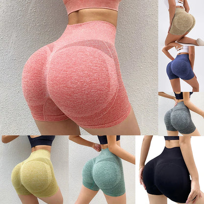 Women Shorts Sports For Women New Cycling Jogging Fitness High Waist Push Up Gym Shorts Leggings Women Yoga Clothing - AMULET RING STORE