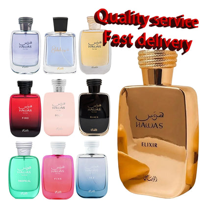 100ML Original Arab Perfumes High Quality Perfume Excellent Lasting Fragrances Unisex Body Spray Elegant Refreshing Luxury Gifts