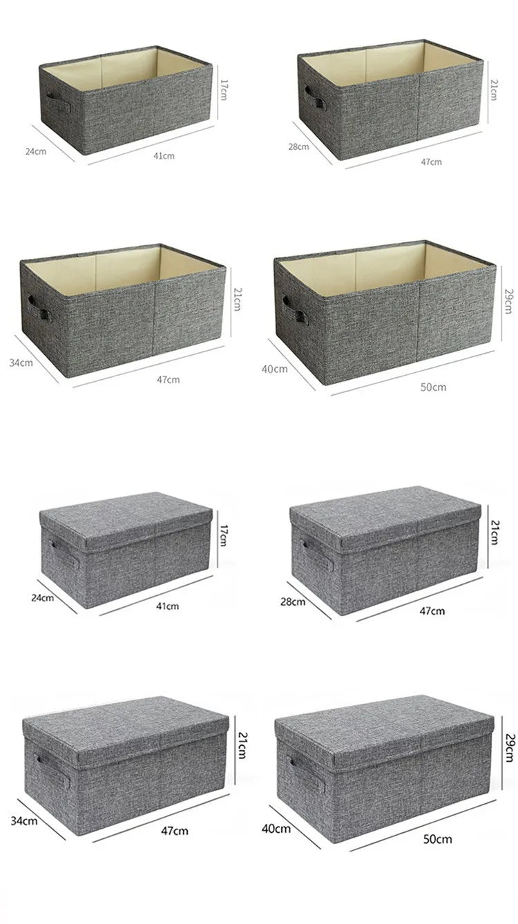 Large Foldable Storage Box Organizing Box For Closet Storage Clothing Storage Box Folding Storage Box For Home Office Storage - AMULET RING STORE