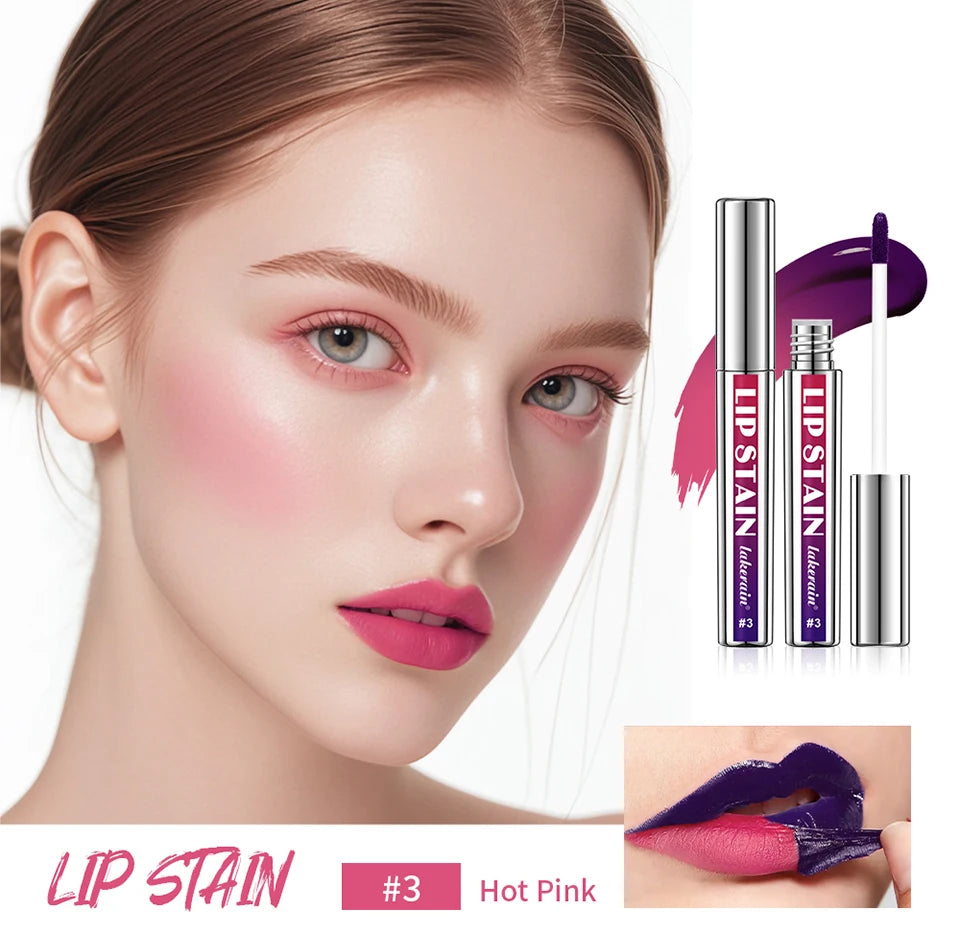 Peel Off Lip Stain Reveal Long Lasting Waterproof Pink Lip Tint Transfer Proof Non-stick Cup Natural Lip Stain Women's Cosmetics - AMULET RING STORE