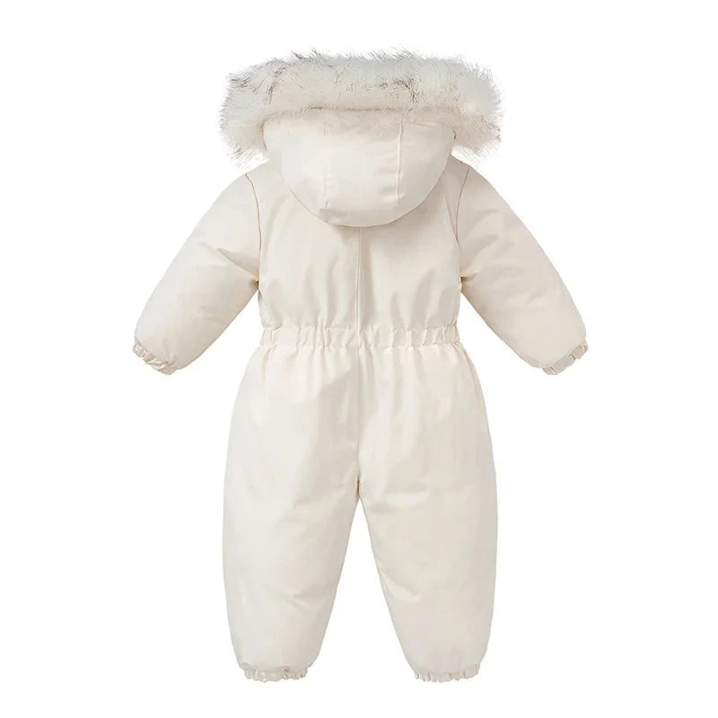 -30 Winter Baby Clothes Thicken Warm Jumpsuits Snowsuits Girl Boy Hooded Jacket Waterproof Rompers Ski Suits Kids Coat Outerwear - AMULET RING STORE