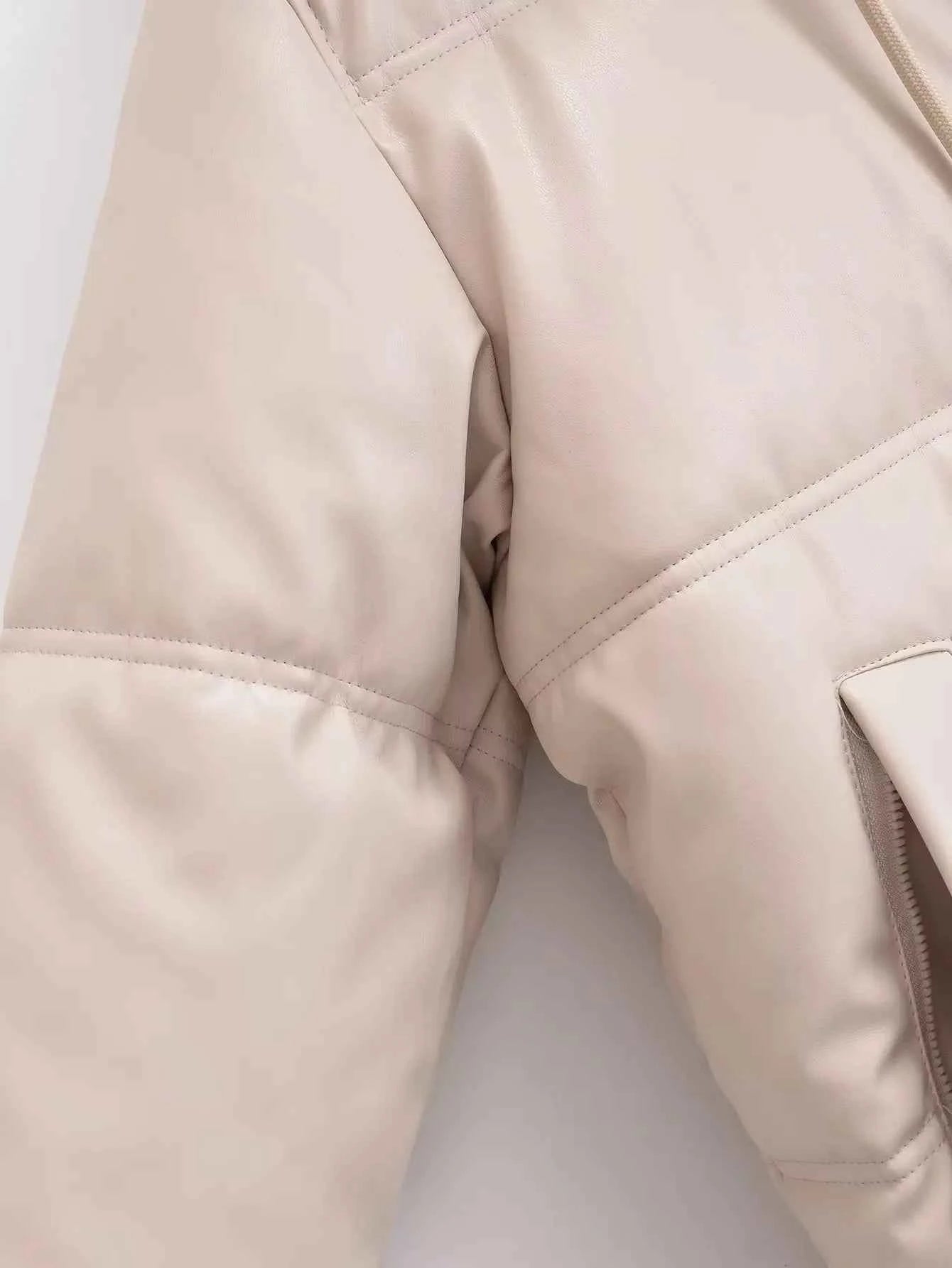 Winter Women's Cold Coat Winter Jackets For Women 2023 Warm Leather PU Parkas Winter Coat Promotion Female Outerwear