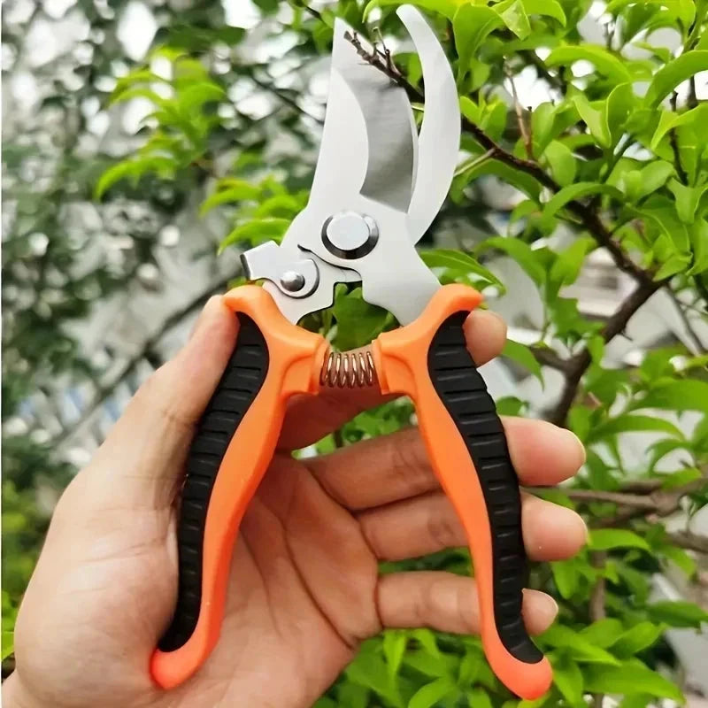 Stainless Steel Professional Gardening Shears Pruning branches Fruit trees Flowers Household Pruning Tools Shears - AMULET RING STORE