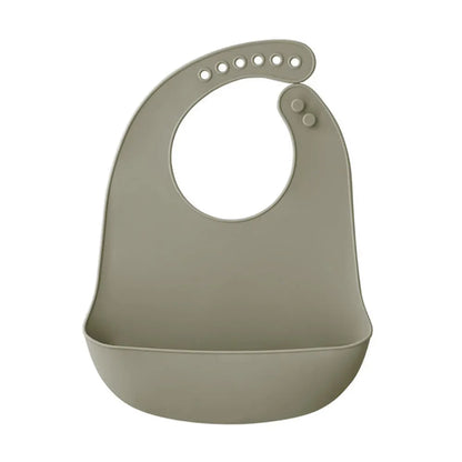 Silicone world Waterproof Silicone Bibs Baby Kids Stuff Kids Bib Aprons Girl Boy Adjustable Soft Silicone Bib Baby Feeding Stuff - AMULET RING STORE