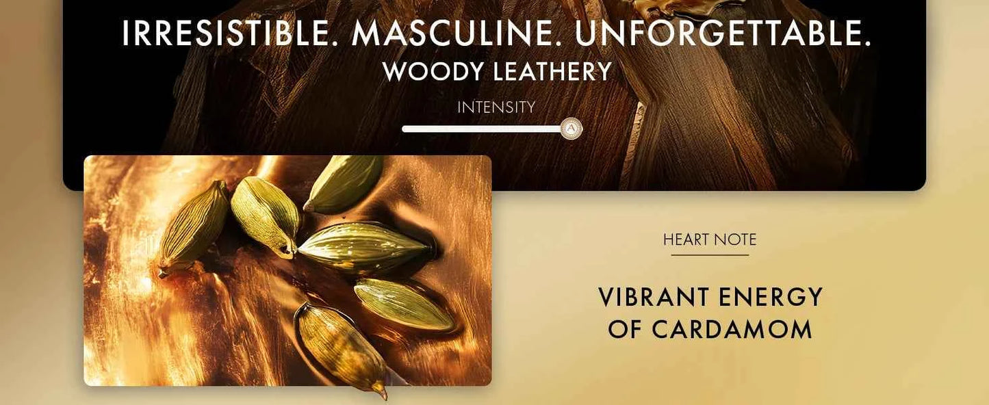 Azzaro - Forever Wanted Elixir - Mens Cologne - with Notes of Raspberry, Cardamom, and Leather Accord 100ml/ 3.4 Fl Oz