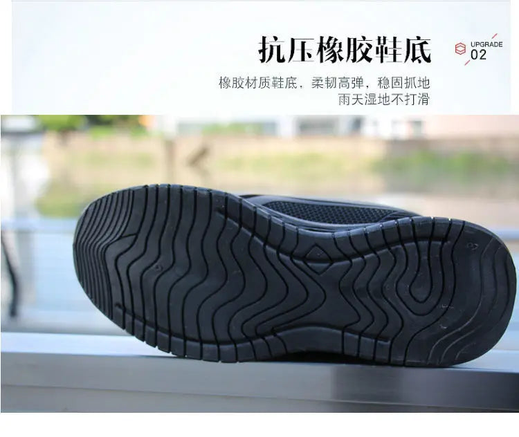 New men's shoes Breathable lightweight fashion shoes casual running shoes platform sports shoes sneakers - AMULET RING STORE