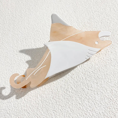 Creative Funny Acetate Tortoise Sturgeon Fish Shark Hairpin Oversize Marine Animal Barrettes Thick Hair Clip Claw Accessories - AMULET RING STORE