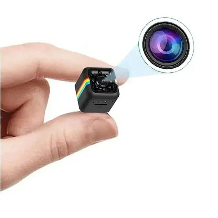 Video Voice Mini DV Recorder Indoor Covert Security Camera for Home and Office Mini Camera HD Portable Small Nanny Cam - AMULET RING STORE