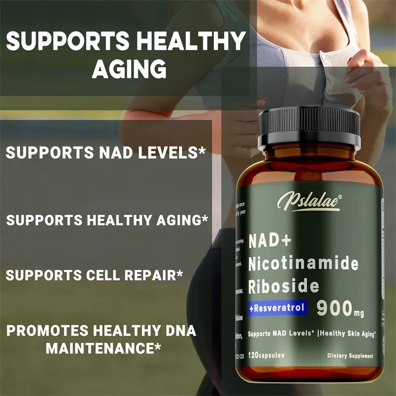NAD+ Nicotinamide Riboside - Anti-aging, Supports Cell Health, Boosts Immune System, Replenishes Energy - AMULET RING STORE