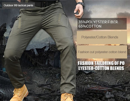 IX9 tactical overalls pants four seasons wear men's assault pants outdoor camouflage training pants wear-resistant multi-pocket