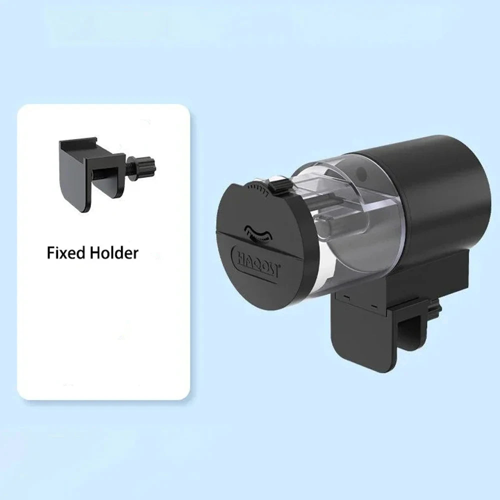 Automatic Smart Fish Feeder Digital Fish Tank Aquarium Electrical Plastic Timer Feeder Food Feeding Dispenser Tool Fish Feeder - AMULET RING STORE