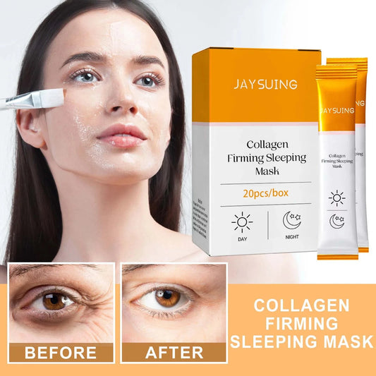 Jaysuing Collagen moisturizing facial mask reduces facial fine lines, tightens skin, moisturizes skin, and sleeps facial mask - AMULET RING STORE