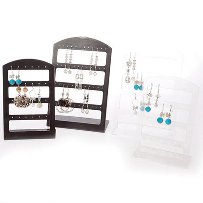 24/48 Holes Earrings Display Stand Holder Jewelry Show Rack Acrylic Organizer - AMULET RING STORE