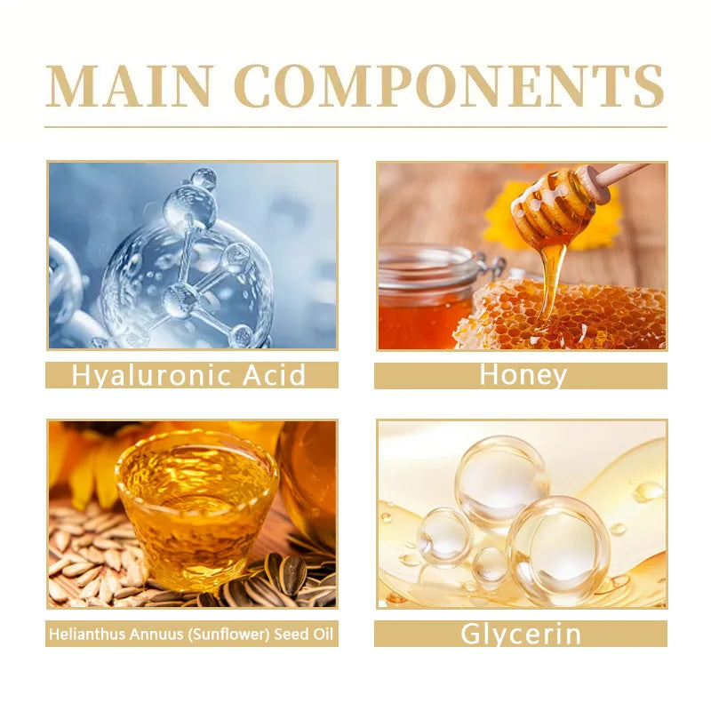 Bee venom Neck cream Moisturizing Sagging Improvement Reduce Fine Lines Damaged Skin Repair Facial Cream Nourishing Skin Care - AMULET RING STORE