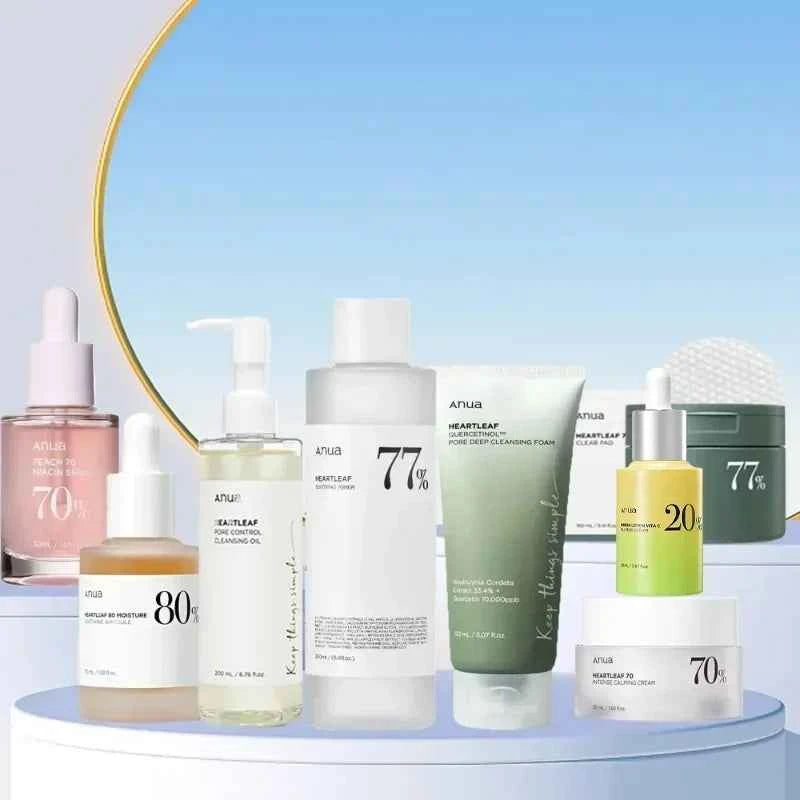 New Anua Heartleaf 77% Soothing Toner Daily Relief Lotion Niacinamide Whitening Serum Soothing Ampoule Vitamin C Blemish Serum