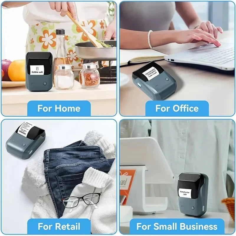 Niimbot B1 Mini Portable Thermal Printer Self-Adhesive Sticker Label Maker Pocket Printer Labeling Machine