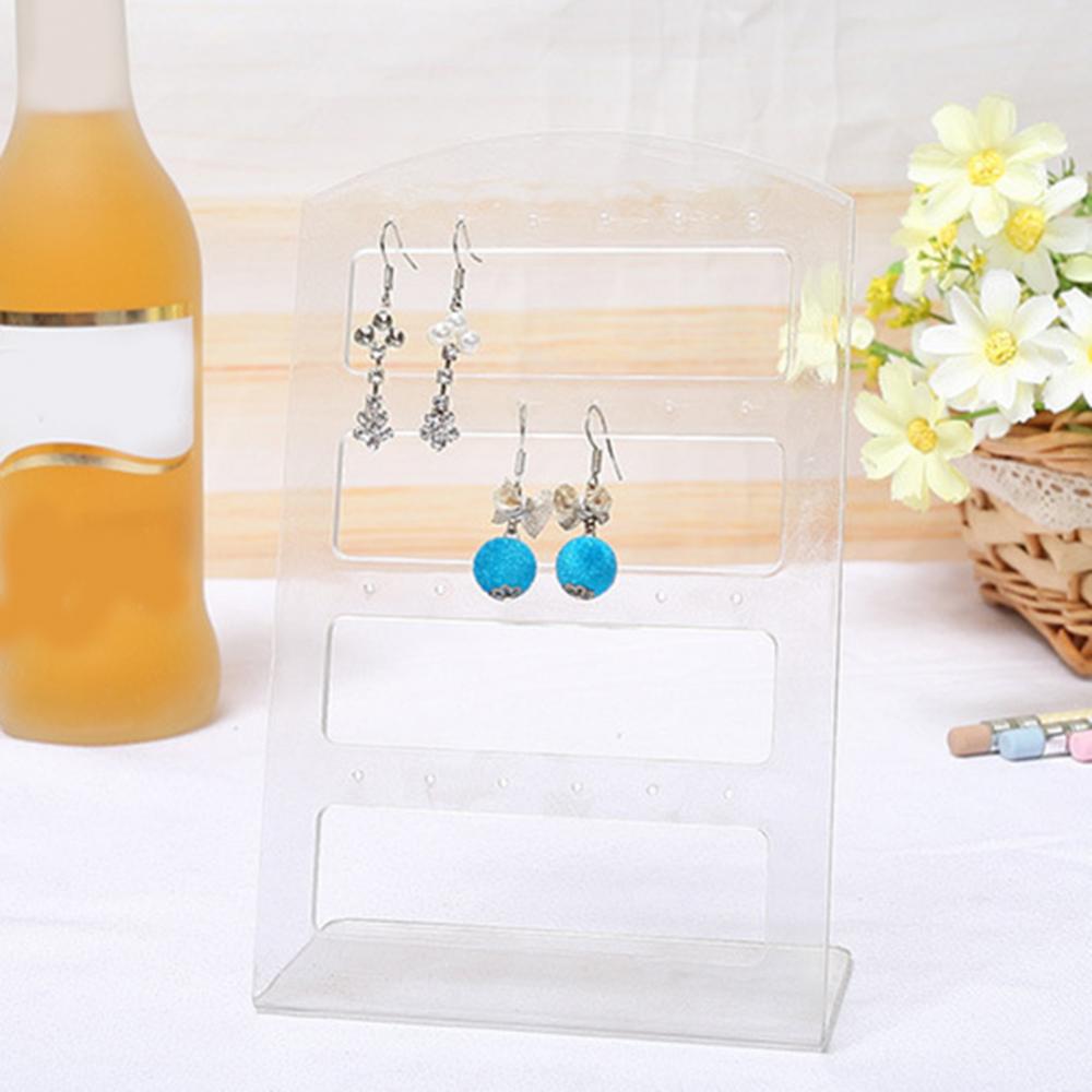 24/48 Holes Earrings Display Stand Holder Jewelry Show Rack Acrylic Organizer - AMULET RING STORE
