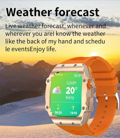 2024 Outdoor Sports Smart Watch Men 1.91 inch Screen Bluetooth Calling Waterproof Travel AI Voice Men Smartwatch For IOS Android