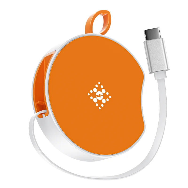 Wireless Charger for iPhone 15 14 13 Samsung S23 Huawei Mate60 15W Fast Charge with Hidden USB Cable Universal Charging Pad for