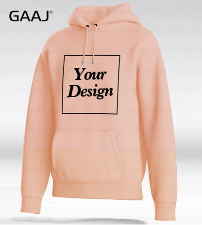 Premium Custom Cotton Hoodie Men Women,Customize Print Hoody Sweatshirt,Diy Your Own Design Photo Logo Pullover,Famliy Team Gift