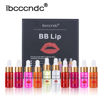 BB Lips Ampoule Serum Starter Set Semi-Permanent BB Lip Gloss Tinted Pigment Lasting Moisturizing For Lip Care Korea Glow - AMULET RING STORE