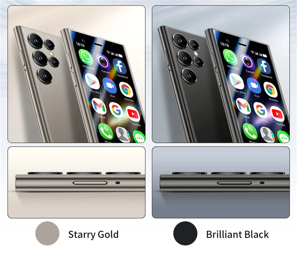 SOYES S24 Pro Max 4G Version 3.0 Inch Android8.1 Smartphone 2GB RAM 16GB ROM Dual SIM Standby 2500mAh Compact Mobile Phone - AMULET RING STORE