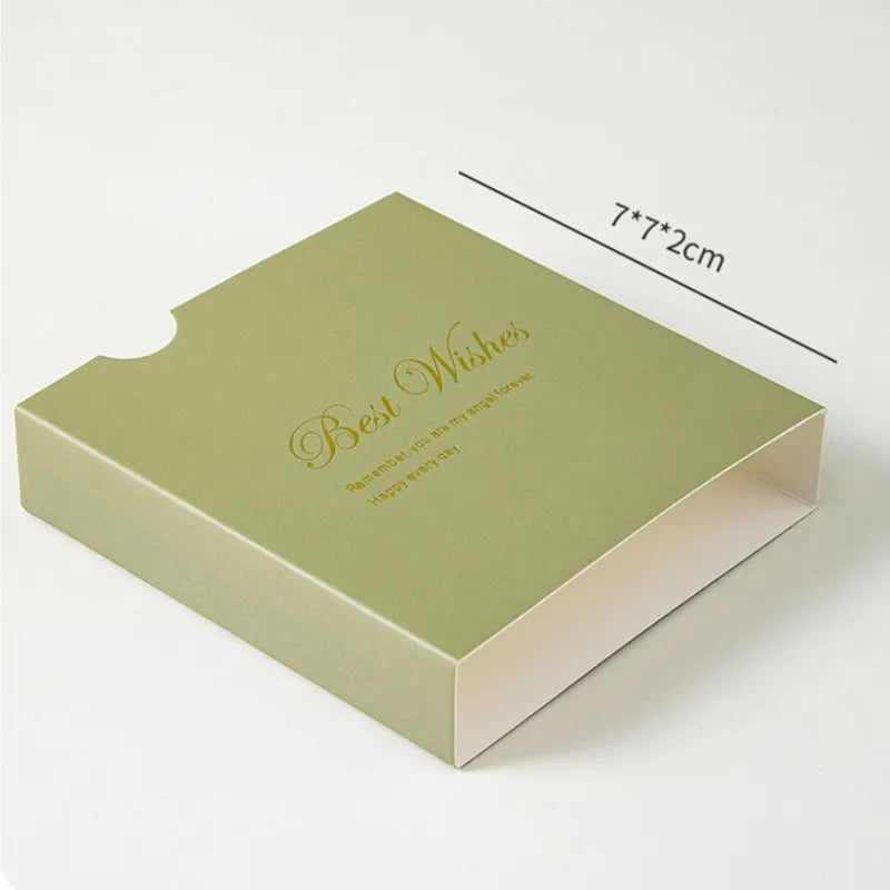 Fashion Jewelry Box Ring Earring Bracelet Necklace Display Stand Suspension Paper Cover Scratch Proof Shell Packing Dust Storage - AMULET RING STORE