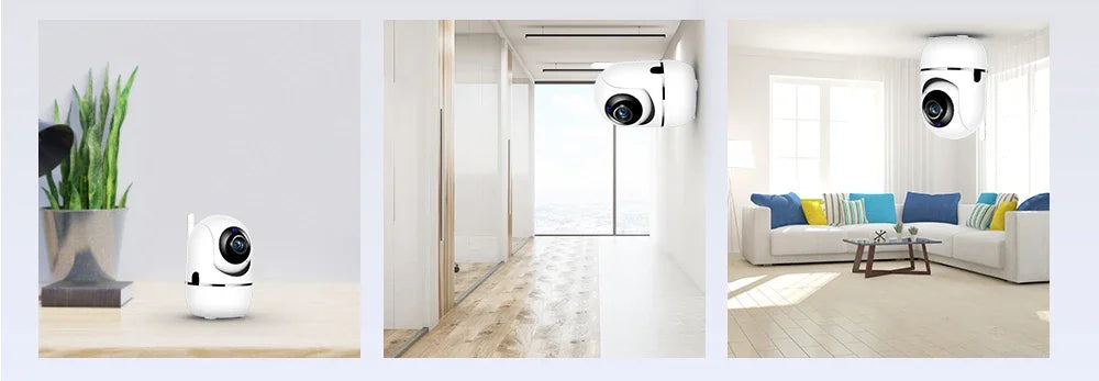 IP Camera Wifi YCC365 Plus Smart Home 1620P HD Surveillance Camera Auto Tracking Night Vision Wireless Indoor Security Camera - AMULET RING STORE