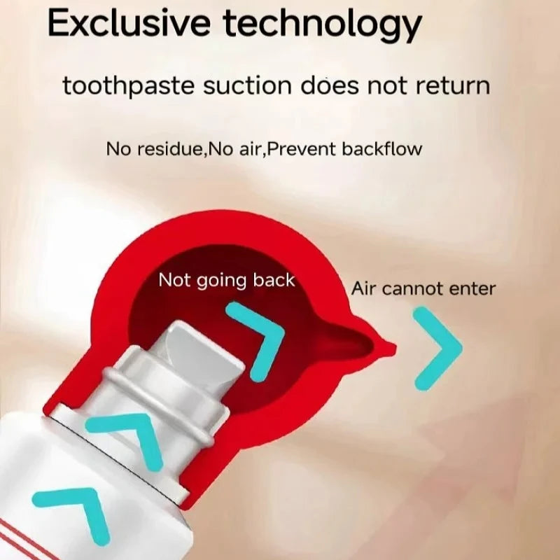 Vacuum Toothpaste Tube Squeezer Efficient and Hassle-Free Silicone Toothpaste Pump Dispenser Toothpaste Cap Bathroom Supplies - AMULET RING STORE