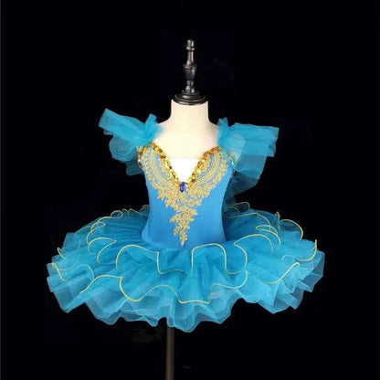 Fashion Children's Day Ballet Dance Dress Girl Tutu Mesh Princess Performance Kids Clothes Stage Summer Dresses Girls Vestidos