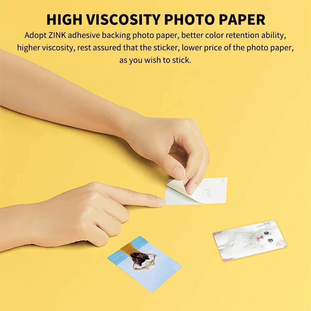 Xiaomi AR Printer 300dpi Portable Photo Mini Pocket With DIY Share 500mAh Picture Printer Pocket Printer Work With Mihome APP