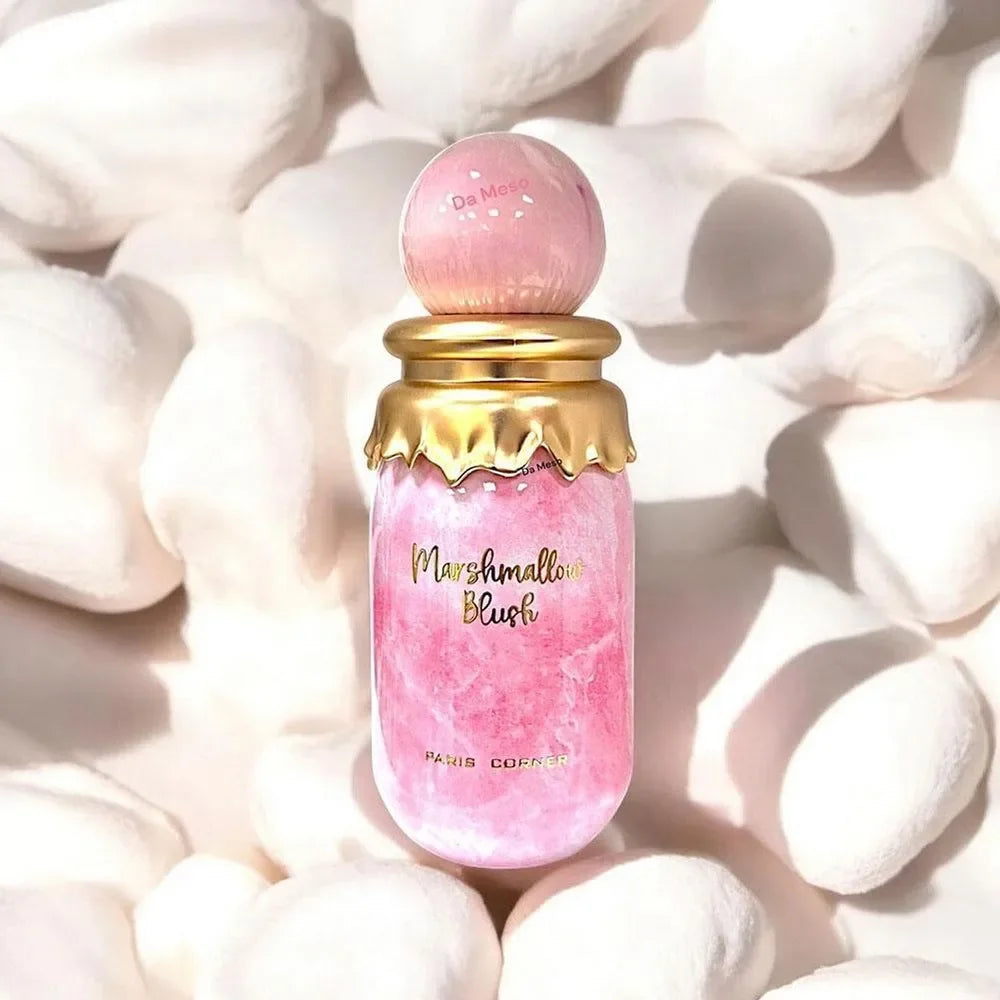 3.4oz/100ml Paris Corner Corner Marshmallow Women's Perfume Eau De Toilette Long-lasting Floral Scent Fresh Natura Perfume