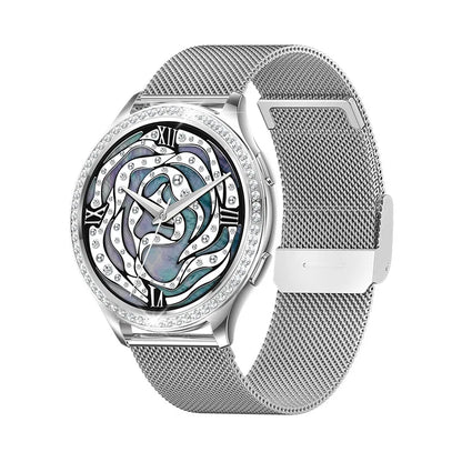 Smartwatch Women 1.32-inch IPS Screen Custome Watch Face BT Calls AI Voice Assistant Female Menstrual Period Management Mointor