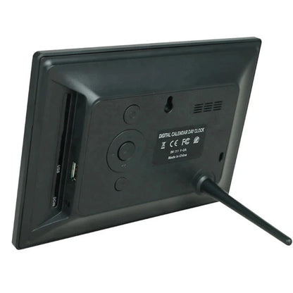 12 Alarms Digital LED Calendar Clock with Multi-Languages to display. Medicine Time Reminder for Elder.Home Desk Wall Decoration