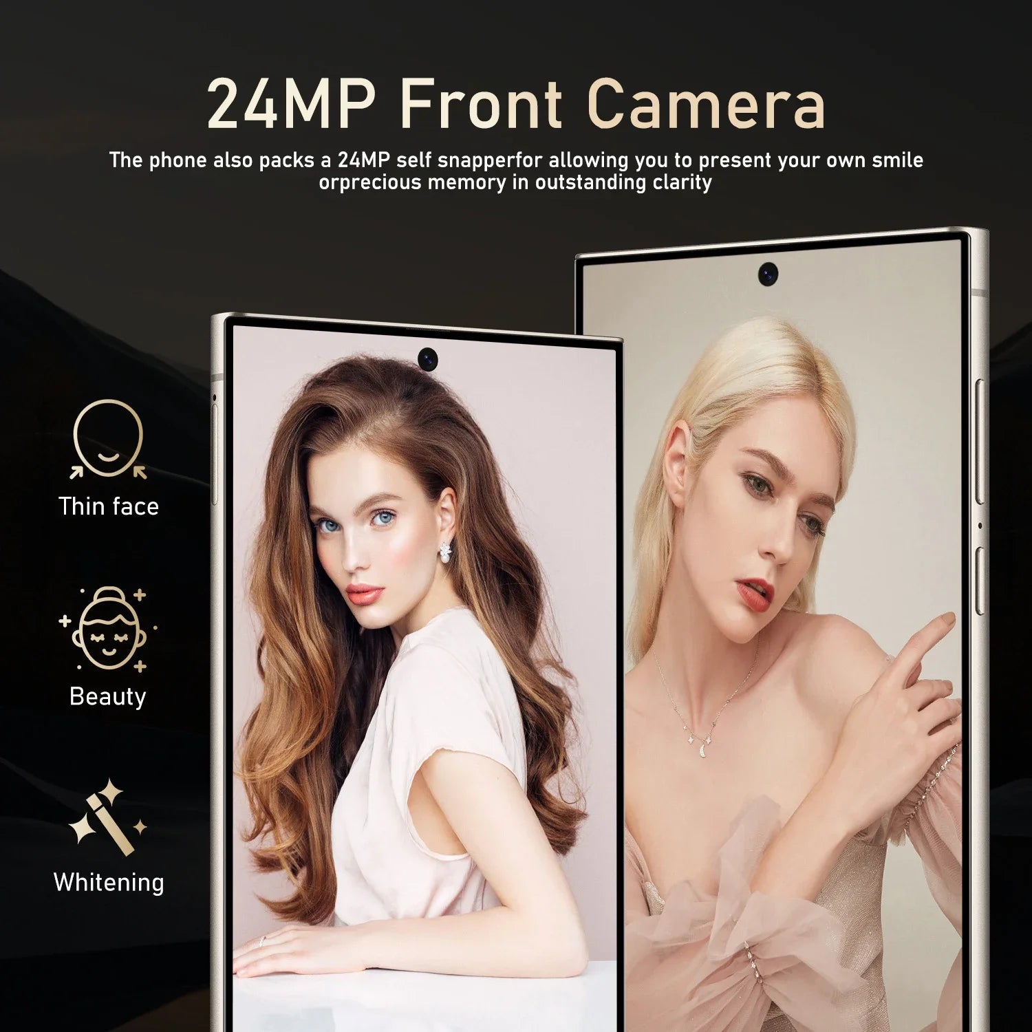 S24 Pro,Smartphone Android,6.8 inch,8GB RAM,256GB ROM,Dual SIM,Mobile phone,Google Play Store,24+48MP,6000mAh,celulares - AMULET RING STORE