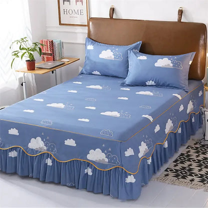 Sheet Set Household with Pillowcase Fashion Modern Water-proof Universal Skin-friendly Single Double Home Textile Bedding Luxury