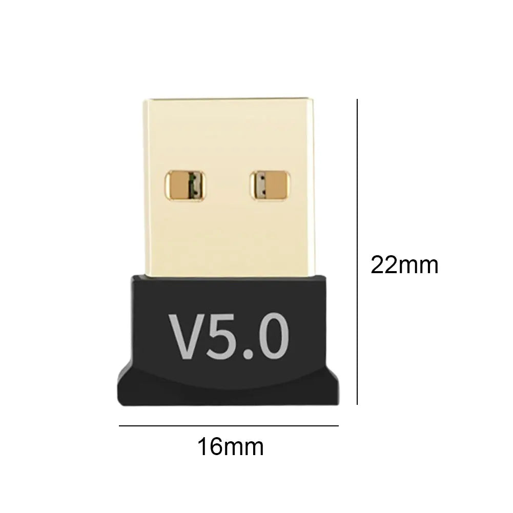 Wireless Audio Adapter Bluetooth-Compatible 5.0/5.1 Dongle 2.4G Audio Receiver Support Win7/8/8.1/10 for Computer Tablet Desktop - AMULET RING STORE