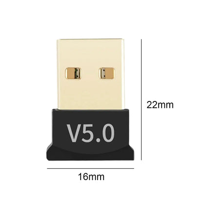 Wireless Audio Adapter Bluetooth-Compatible 5.0/5.1 Dongle 2.4G Audio Receiver Support Win7/8/8.1/10 for Computer Tablet Desktop - AMULET RING STORE
