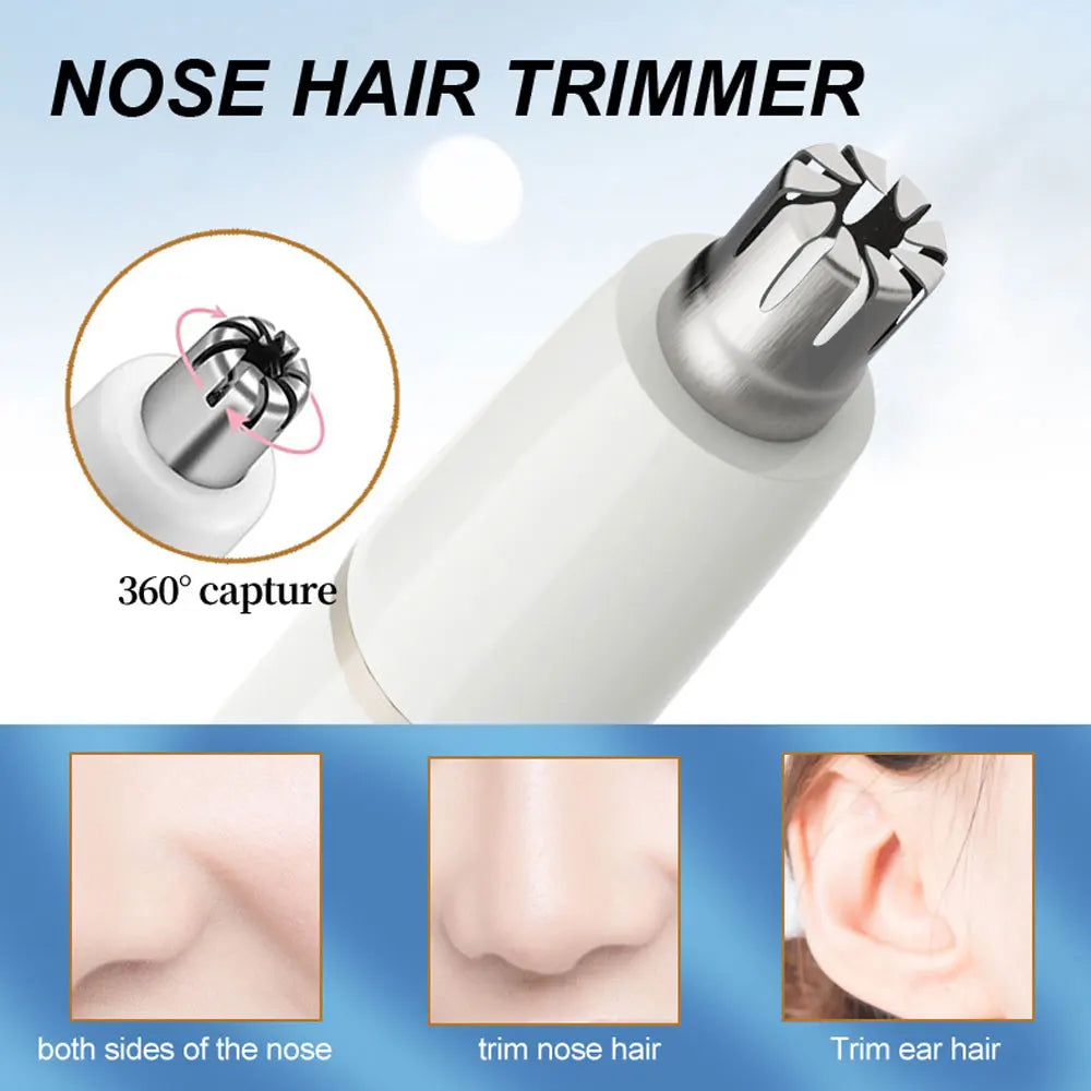 5 In 1 Electric Shaver for Women Painless Eyebrow Razor Bikini Trimmer Cordless Womens Body Shaver Facial Hair Remover Depilador - AMULET RING STORE