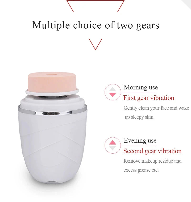 3 in 1 Electric  Facial Cleansing Brush Blackhead Remover Makeup Removal Face Deep Pores Cleaning Massager Face Cleaner