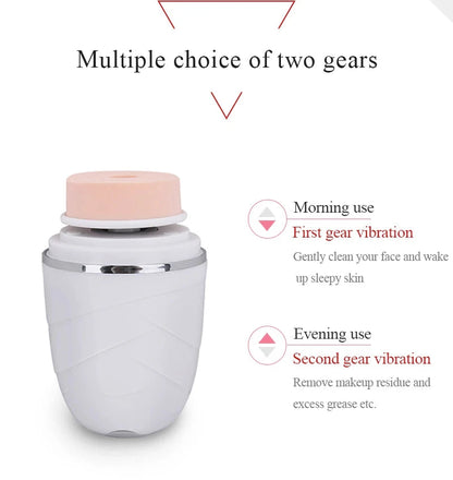 3 in 1 Electric  Facial Cleansing Brush Blackhead Remover Makeup Removal Face Deep Pores Cleaning Massager Face Cleaner