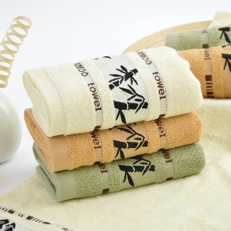 Set of 1/4/6 Bamboo Fiber Towels Sets Home Bath Towels Adults Face Towel Thick Absorbent Luxury Bathroom Towels Toalha De Praia - AMULET RING STORE