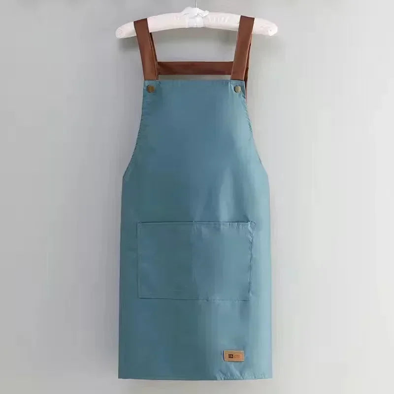 Waterproof and antifouling large pocket hotel restaurant coffee shop Western food Western pastry work clothes apron - AMULET RING STORE