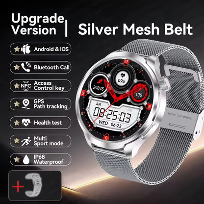 New For Men Women SmartWatch 1.61‘’ Amoled Phone Call Heart Rate GPS Tracker Sport Waterproof Smart Watch for IOS Android