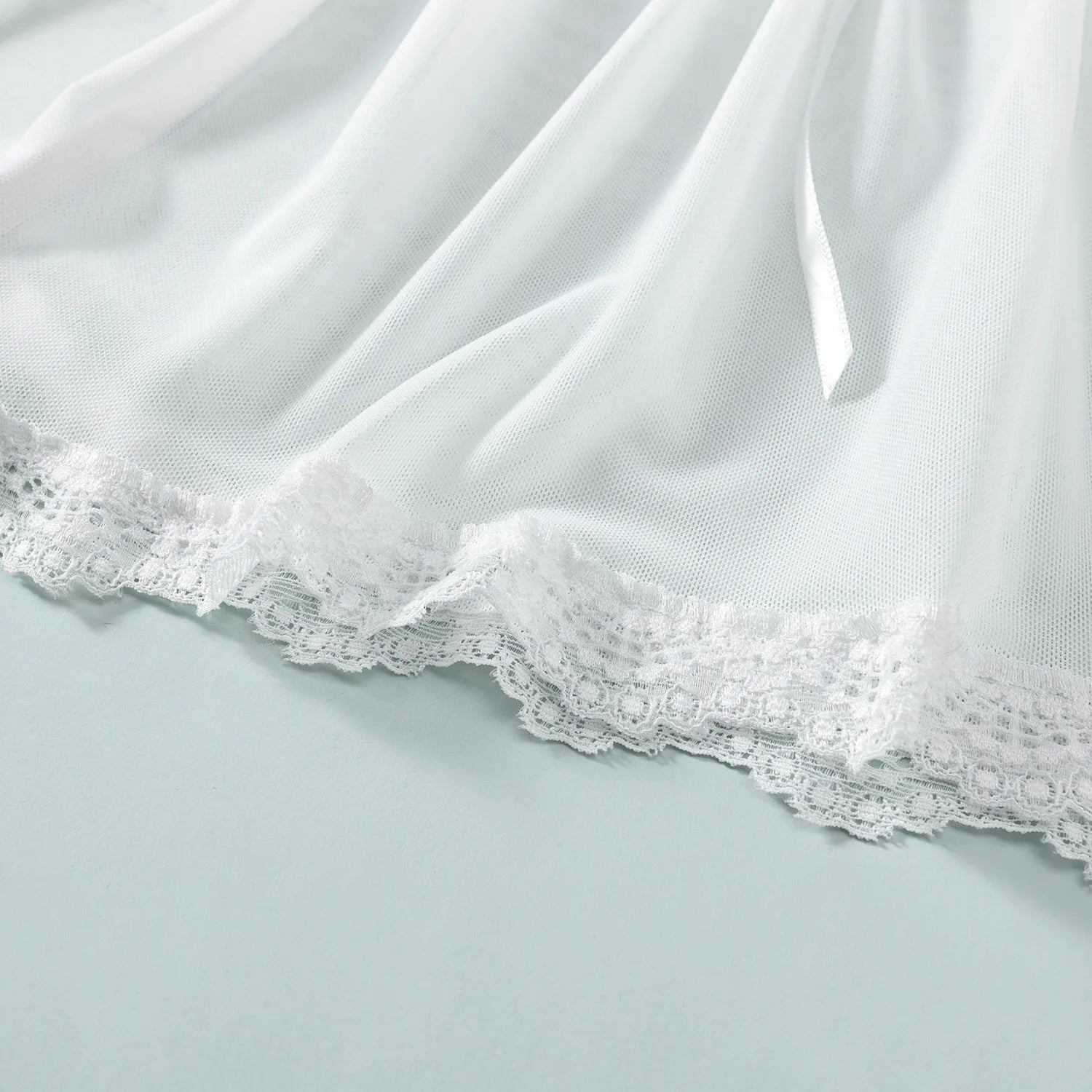 SINGREINY Nightwear Lace Sexy Suit Strap Sleeveless Bandage Short Dress+Thongs 2024 Ladies Transparent Erotic Nightdress Sets - AMULET RING STORE