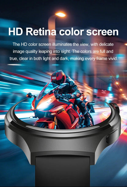 2025 New For HUAWEI GT Series Smart Watch Men AMOLED Screen Heart Rate Health Monitoring Bluetooth Call Business Smartwatch Man