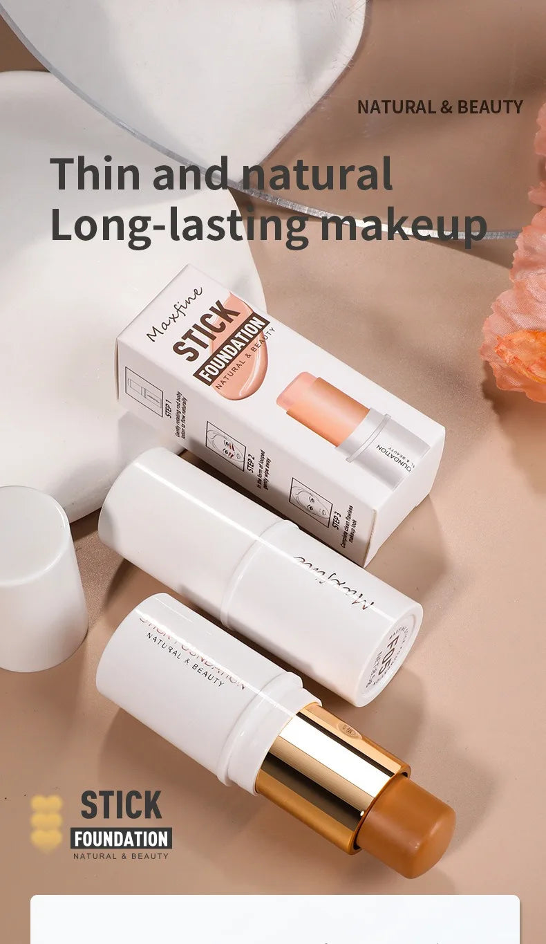 Concealer Foundation Cream Stick Oil Control Lasting Waterproof BB Cream Full Coverage Face liquid base korean makeup Cosmetics - AMULET RING STORE